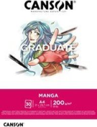 Canon Canson A4 Graduate Manga Pad - 200G 30 Sheets