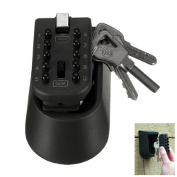 Wall Mount Key Box Combination Lock Safe Weather Resistant