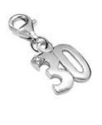 C545-C3111 - 925 Sterling Silver 30 Dangle Charm