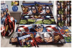 Marvel Avengers Assemble Lined Curtain 230 218
