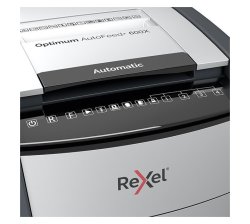 Rexel Optimum Autofeed+ 600X P4 Automatic Cross Cut Paper Shredder 301433
