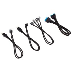 Premium Individually Sleeved Psu Cables Pro Kit Type 4 Gen 4 - Black