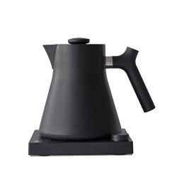 Fellow Corvo Ekg Electric Kettle - Pour Over Coffee And Tea Pot Quick Heating Temperature Control And Built-in Brew Timer Matte Black 0.9 Liter