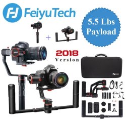 Feiyutech Feiyu A2000 Gimbal With Dual Grip Handle Kit For Dslr Camera 2018 Ver Foldable Handle Compatible With Nikon canon Series Camera And Lens 2.5 Kg Pay