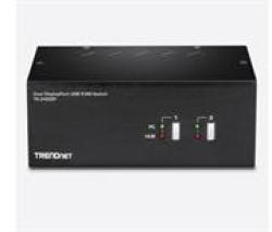Trendnet 2-PORT Dual Monitor Displayport Kvm Switch Retail Box 2 Year Limited Warranty product Overviewtrendnet’s 2-PORT Dual Monitor Displayport Kvm Switch Model TK-240DP Allows You
