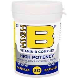 High-B Vitamin B Capsules High Potency 30S