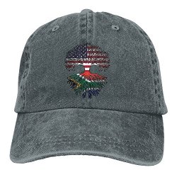 NZWJW85 2018 Adult Fashion Cotton Denim Baseball Cap American Grown South African Roots Classic Dad Hat Adjustable Plain Cap