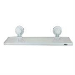 Bathlux Single Shelf With Suction Cup Retail Box