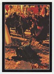 Raw Torn Flesh - The Crow Trading Card City Of Angels 77 - Kitchen Sink Press 1997 Nm mt