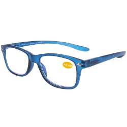 Reading Glasses Magnet With Pouch Matt Blue 2.00
