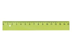 CL Ruler 15cm Pink