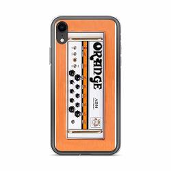 Iphone Xr Pure Clear Case Cases Cover Orange Guitar Amp