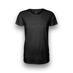 Athletico 2XL Mens Crew Neck T-Shirt in Charcoal