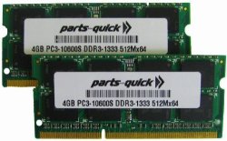 8GB Kit 2 X 4GB Memory Upgrade For Hp Pavilion G6 Intel DDR3 PC3-10600 1333MHZ DDR3 Sodimm RAM Parts-quick Brand