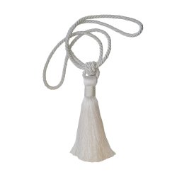 Curtain Tie Back White