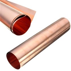 BephaMart 1PC 99.99% Pure Copper Metal Safe Sheet Foil for Handicraft Aerospace