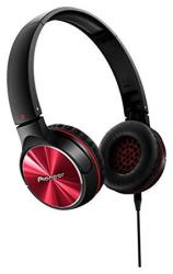 Pioneer Fully Enclosed Head Band Type Dynamic Headphones SE-MJ542-R Red