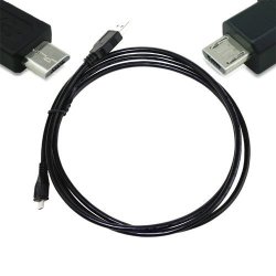 Sllea USB Charger+data Sync Cable Cord For Sony Cybershot DSC-WX220 B DSC-WX350 Camera