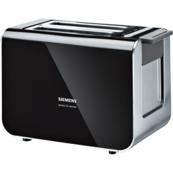 Siemens TT86103 - 860 W Compact Toaster Stainless Steel And Black