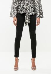 Missguided Anarchy Mid Rise Skinny Jeans - Black