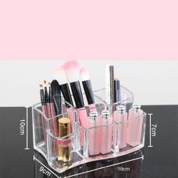 Makeup Brushes Cosmetic Organiser With 6 Compartments