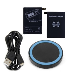 Qi Wireless Charger & Receiver Kit for Samsung Galaxy S5