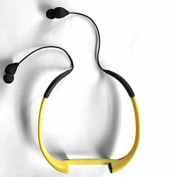 Tayogo Waterproof Headset Bone Replacement WMP8 Waterproof MP3 Player Swimming Headphone - Yellow