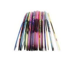 Multicolor Rolls Striping Tape Line Nail Art Decoration STICKER-30 Tapes
