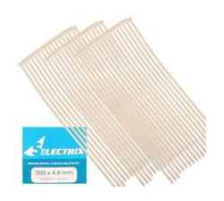Cable Ties - 4.8MM X 300MM White - 100 Piece Pack Of 10