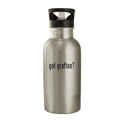 Got Grafton? - Stainless Steel 20OZ Water Bottle Silver