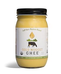 Traditional Ghee By Gold Nugget Ghee Usda Organic Full Year Pasture Raised Grass-fed Butter 16OZ