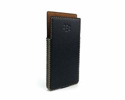 Otis Blackberry KEY2 Le Handmade Leather Case With Built-in Magnet Black