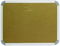 Info Board Aluminium Frame - 2000 1200MM - Beige