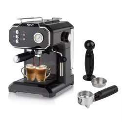 RAF Twin Brew Pro - 15BAR Espresso & Cappuccino Coffee Maker R.104B - Ems