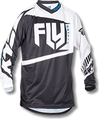 Fly F-16 Blk wh Jersey L