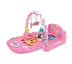 Baby Gym Baby Play Mat Baby Toys Baby Pedal Piano Stand Multi-purpose Baby Gym Baby Fitness Pedal Piano - Pink