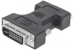 Manhattan 328883 DVI-I Dual Link Male to VGA Female Digital Video Adapter