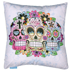Day Of The Dead Skull Cushion