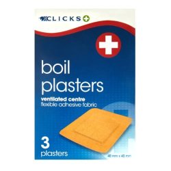 Clicks Boil Plasters 3 Plasters