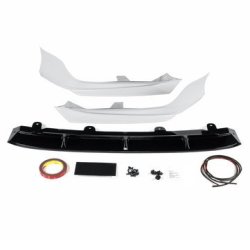 Beautost Fit for Infiniti New QX50 2019 Rear Outside Bumper Sill Plate Guard Cover Trim Stainless Steel