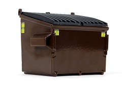 First Gear 1 34 Scale Diecast Collectible Brown Trash Bins 90-0535