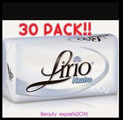 Lirio Jabon Neutro Neutral Soap for Facial 180g 6.35OZ (Pack of 6)