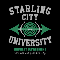 Starling City University Sweater Black
