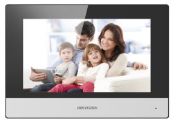 Hikvision Digital Technology Hikvision 7 Inch Touch Screen Indoor Video Intercom System - Black Standard Poe