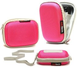 Navitech Pink Water Resistant Hard Digital Camera Case Cover For The Fujifilm Finepix F660EXR Fujifilm Finepix JX660 Fujifilm Finepix AX650 AX660