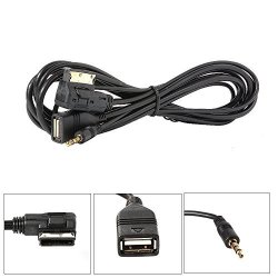Auto AMI MDI Lightning/3.5mm AUX/Micro USB Adapter