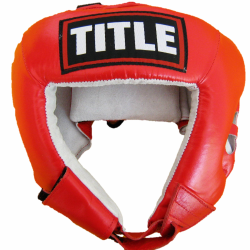 Open Face Headgear: Blue Or Red Boxing Karate