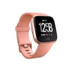 Fitbit Versa Smartwatch in Peach & Rose Gold