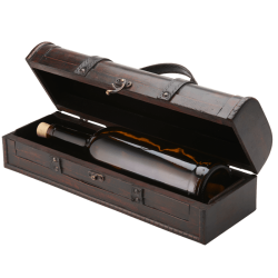 Single Wooden Wine Carry Case