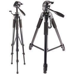 72-INCH Multi-angle Tripod With Fluid Head - For Nikon D3200 D3300 D3400 D5200 D5300 D5500 D5600 D7200 D7500 D90 D300 D500 D610 D700 D750